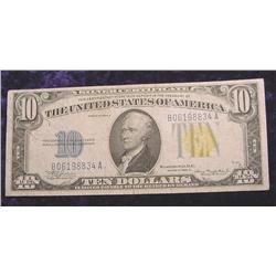 $10 North Africa Emergency Silver Certific