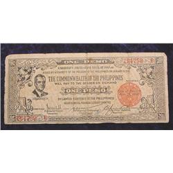 Commonwealth of the Philippines Peso