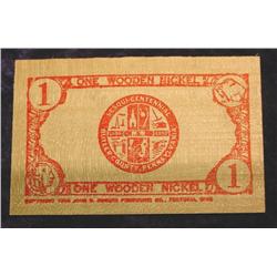 1950 Butler Co., Penn. Wooden Nickel