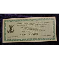 Sequim, Wash. Winchester Carbine Scrip