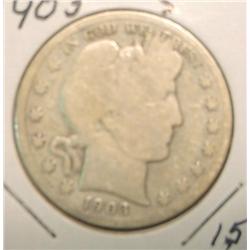 1903 S Barber Half Dollar. G-4.
