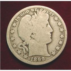 1899 O Barber Half Dollar. G/AG.