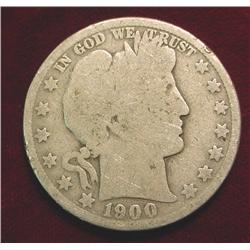 1900 O Barber Half Dollar. G/AG.
