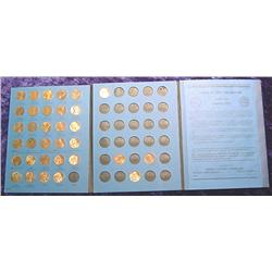 Partial Set 1975-86 Lincoln Cent Set in blue