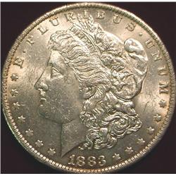 1883 O Morgan Silver Dollar. Brilliant Unc.