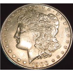 1900 P Morgan Silver Dollar. AU