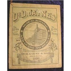1898 Dr. D. Jayne's Medical Almanac