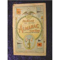 1917  Dr. Miles New Weather Almanac 