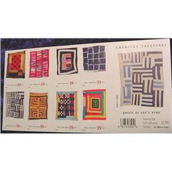 Mint Sheet U.S. "Quilts of Gee's Bend"