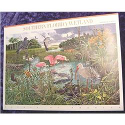 Mint Sheet U.S. "Southern Florida Wetlands
