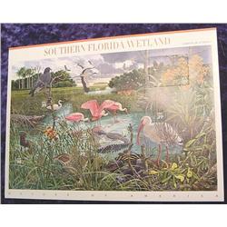 Mint Sheet U.S. "Southern Florida Wetlands