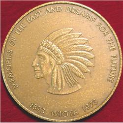 1873-1973 Wiota (Iowa) Centennial Bronze