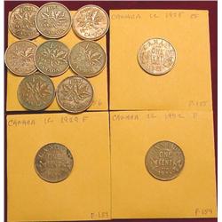 1929, 32, 35, (2) 40, 42, 43, 46, 47ML, &