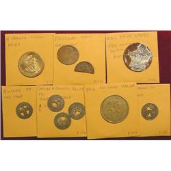 Herbert Hoover Medal (holed); (2) Cents