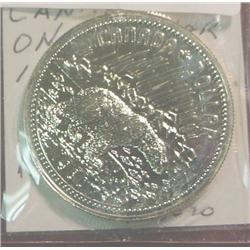 1980 Canada "Polar Bear" Silver Dollar
