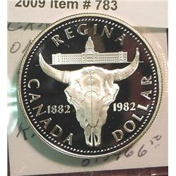 1882-1982 Canada "Regina" Silver Dollar