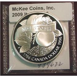 1796-1996 Canada "Mc Intosh" Silver Dollar
