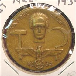 WWII German Tinny. Tag Det Arbeit 1934