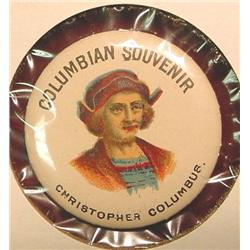 Columbia Souvenir Pinback.