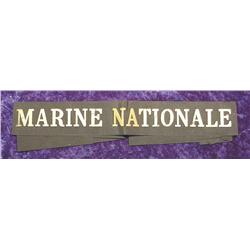Marine Nationale Hatband or Armband.