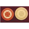 Image 1 : (2) Gaming Tokens. Mattise Cross.