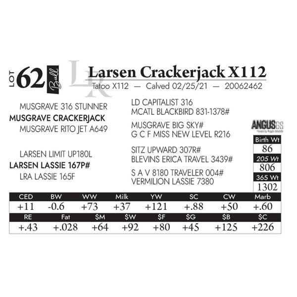 Larsen Crackerjack X112
