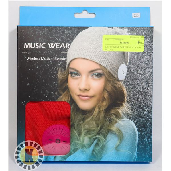 MUSIC WEAR WIRELESS MUSICAL BEANIE