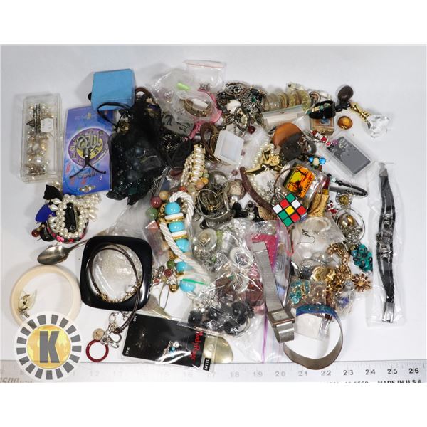 LARGE BAG FILL WITH OLD ESTATE JEWELRY