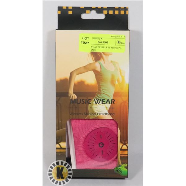 MUSIC WEAR WIRELESS MUSICAL HEADBAND