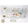 Image 1 : LARGE LOT OF ASSORTED GLASSWARE INCLUDING BEER