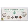 Image 1 : 1967 SILVER CENTENNIAL CANADA 6 COIN SET IN