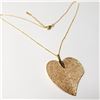 Image 2 : BZ844-95 NATURAL LEAF 18" NECKLACE