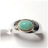 Image 1 : BZ844-97 SILVER EMERALD(1.3CT) RING