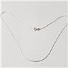 Image 1 : BZ844-77 SILVER  18" NECKLACE