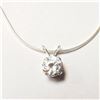 Image 1 : BZ844-78 SILVER CZ 18" NECKLACE