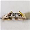 Image 1 : JS130-686 10K  DIAMOND(0.02CT) RING SIZE 6.5