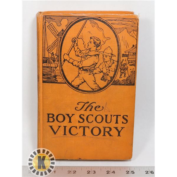 VINTAGE  THE BOY SCOUTS VICTORY  HARD COVER BOOK