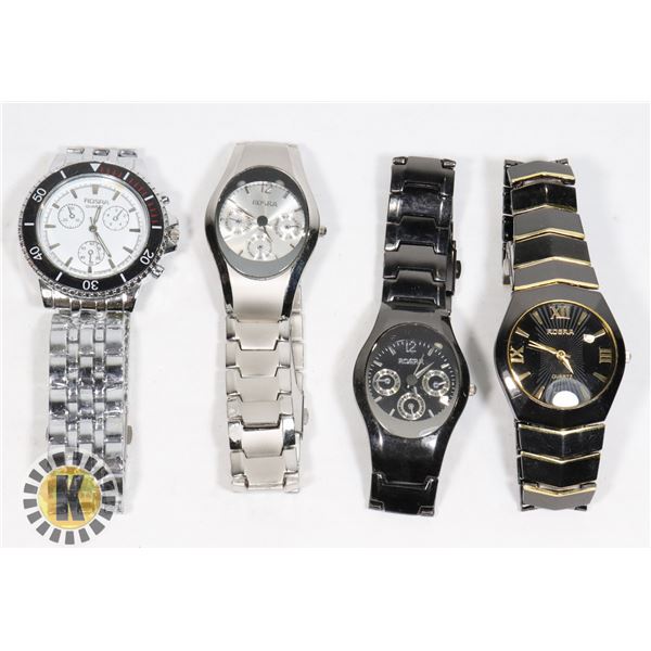 4 ASSORTED MENS WATCHES