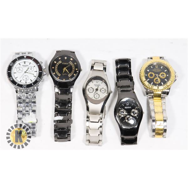 5 ASSORTED MENS WATCHES