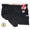 MENS UNION BAY BLACK CARGO SHORTS SIZE 48