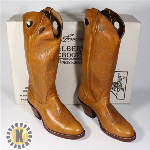 NEW MADE IN CALGARY COWBOY BOOTS SIZE 6EE