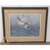 Image 1 : FRAMED UNDER GLASS ART PRINT
