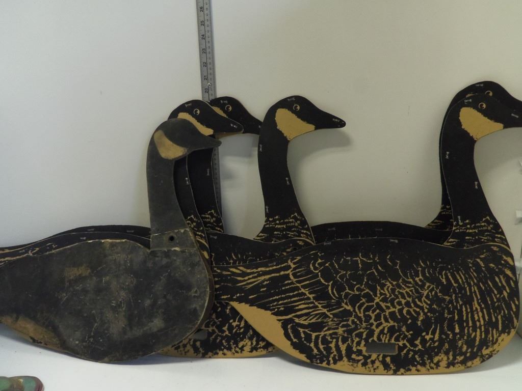 Antique Boxcraft Geese Decoys