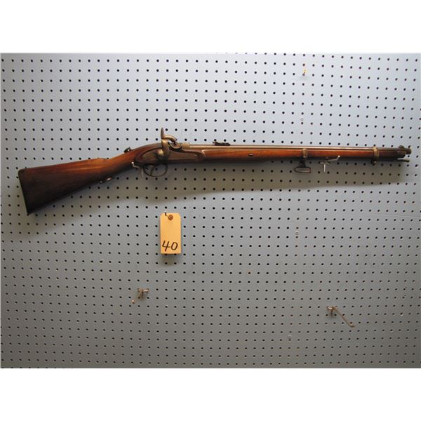 ANTIQUE:  RARE Westley Richards/Whitworth Patent Monkey Tail Percussion Calvary Carbine