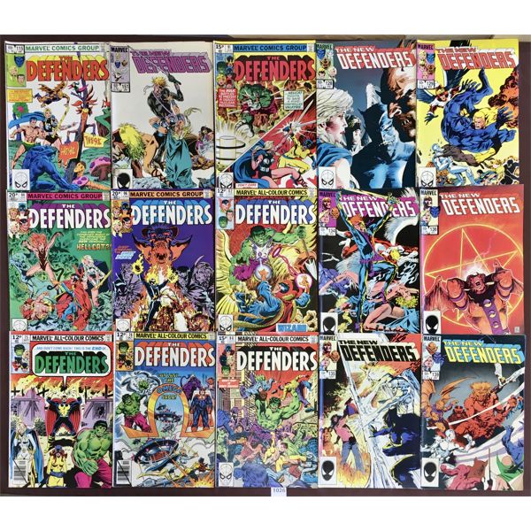 LOT OF 17 - MARVEL COMIC BOOKS - THE DEFENDERS - SEE ALL PICS