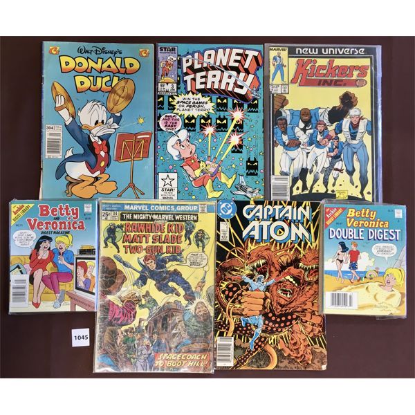 LOT OF 7 - MISC VINTAGE COMICS - INCL PLANET TERRY #3