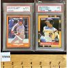 Image 1 : LOT OF 2 - 1988 ROBERTO ALOMAR BASEBALL CARDS - PSA GRADED