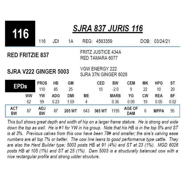 SJRA 837 JURIS 116