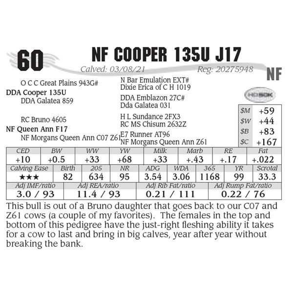 NF Cooper 135U J17