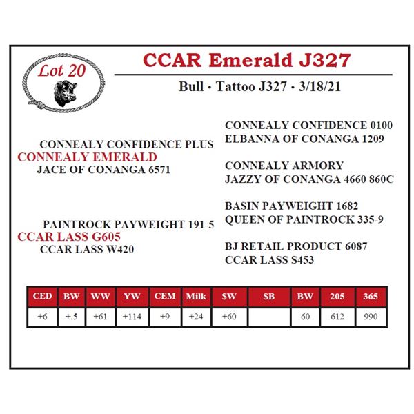 CCAR Emerald J327